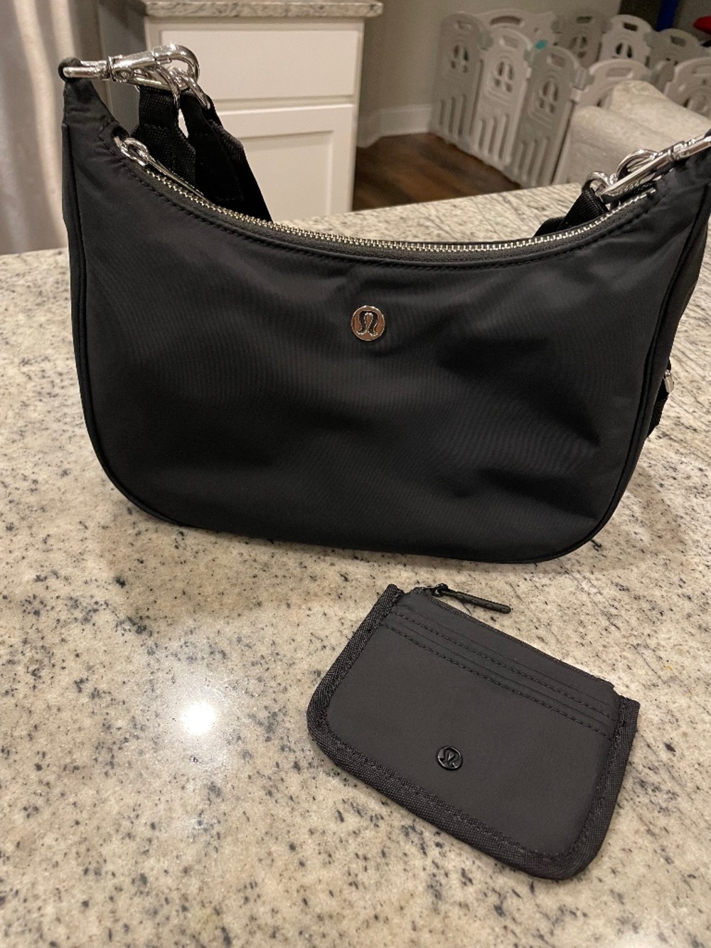 Lululemon shoulder bag and card case